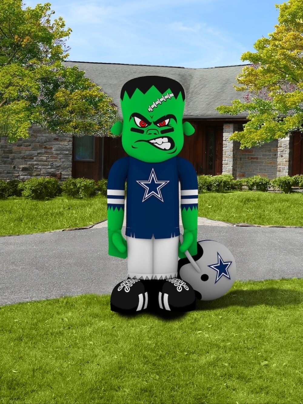 NFL Dallas Cowboys Halloween Lawn Inflatable Steinbacker Indoor Outdoor LED NIB